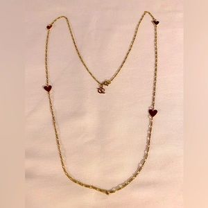 Vintage 720 (17K) Gold Filled Necklace with Hearts